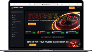Главная страница онлайн казино Instant Casino