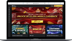 Главная страница онлайн казино WSM Casino